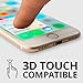 iPhone 7 Tempered Glass Screen Protector | Hard Rounded Edges HD Clarity 3D Touch Compatible Bubble-Free Installation for iPhone 7 | totallee (Clear Glass (2 Pack))