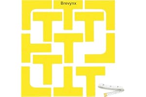 Brevynx 12pcs Anti-Wind Pickleball Court Marker Lines Kit - Lines Marking Set with Tape Measure-Create Your Own Pickleball Mini Tennis Court