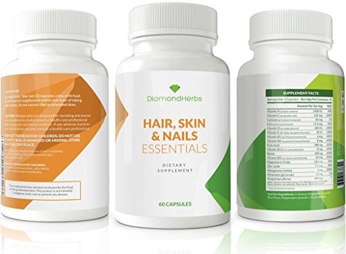 Hair Skin and Nails Vitamins + Biotin Diamond Herbs Hair Skin and Nails Vitamins + Biotin Diamond Herbs