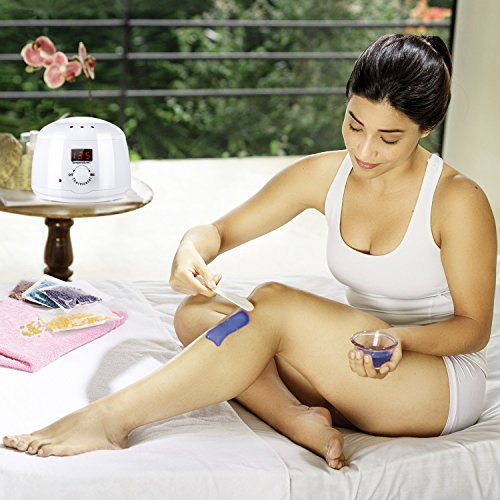 FEMOR Wax Warmer Melter, Hot Waxing Kit for Hair Removal Wax Melts Machine with 17oz Melting Pot and Temperature Display Screen for Self-waxing at Home and Salon (New Version)