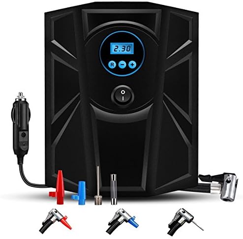 PeGear Portable Tire Inflator Fast Inflator Car Tyre Pump Auto Air Compressor
