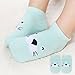 LUXEHOME (YR1604) Anti-Slip Grip Soles Cozy Cartoon Baby Socks,8 Pairs per Pack (M 2-4 Years)