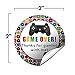 Game Over, Video Game Birthday Party Sticker Labels, 40 2