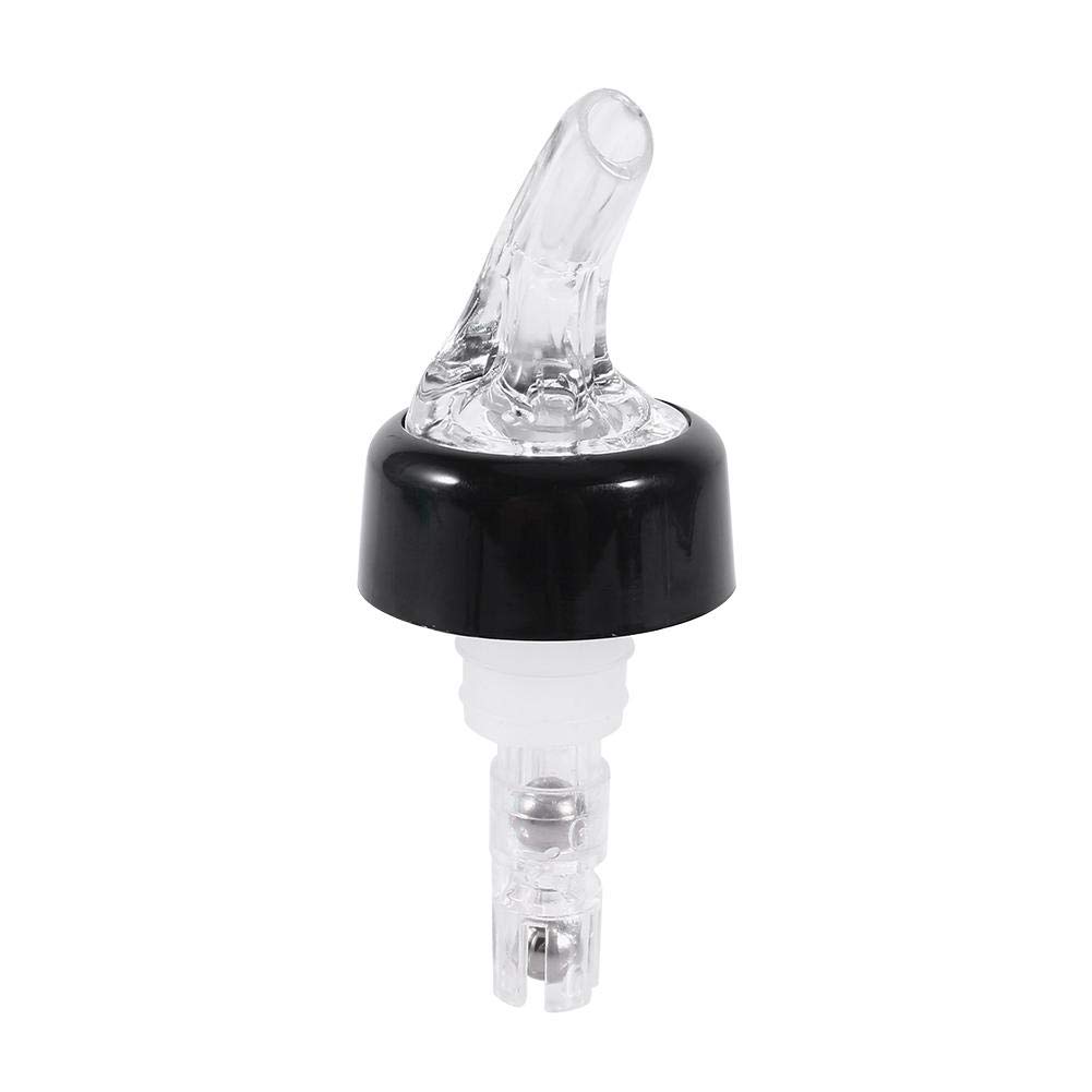 Ticfox Bottle Pourer, Dosing Bottle Pourer, 1 Piece 40 ml Wine Bottle Pourer, Plastic Shot Bottle Pourer, Drink Dispenser, Bar Tools for Wine, Schnapps, Cocktails (Transparent)