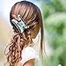 Mtlee 4 Pieces 3.7 Inches Hair Claws Large Hair Jaw Clips Non-slip Barrettes Grips for Girls and Women, 4 Colors