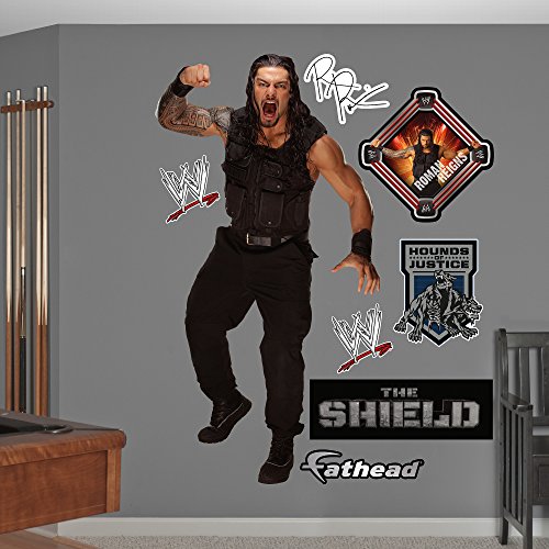 Fathead wwe-roman reigns real big wall decal