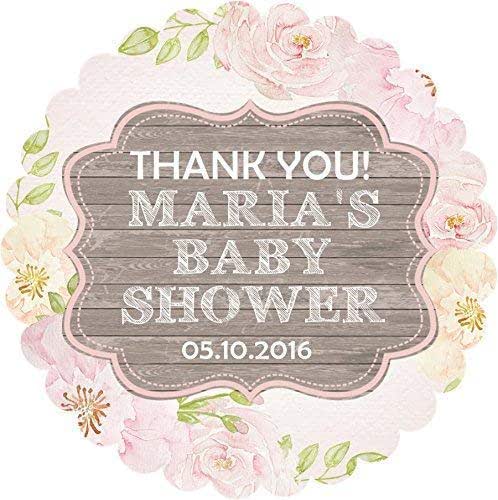 floral baby shower favors