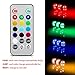 Puck Lights with Remote Control - RGB Color Changing Closet Tap Light,Battery Powered Touch Light under-Cabinet Lighting,Push Ambiance Lighting for Wedding Party Holiday,3 Pack
