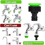 CLMCL Expandable Garden Hose 25ft with 8-Pattern Nozzle Green view 5