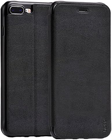 Iphone 7 Plus Case, Aokay [Juice Series] Nappa PU Leather Durable Anti-Slip Anti-Scratch Cover Case for Iphone 7 Plus 5.5Inch (i7 Plus Black)