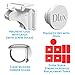 Magnetic Cabinet Locks Child Safety 41-Piece Kit with New Upgraded Adhesive [12 Magnet Locks 2 Keys 4 Corner Guards] Easy Installation with Included Manual | No-Drill Baby Proofing Locks