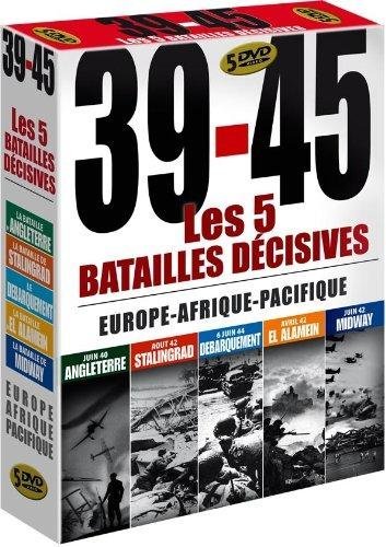 39-45, les 5 batailles décisives : Europe - Afrique - Pacifique