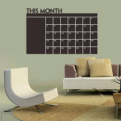 image for Iusun Sticker Iusun Christmas Month Plan Calendar Chalkboard MEMO Remo