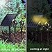 DLLT LED Solar Spot Lights Outdoor Landscape Spotlights, 2-in-1 Solar Powered Wall Lights-Low Voltage Outdoor Landscaping Light for Garden Yard Lawn Pathway Landscape Downlight, Warm White,Auto on/off