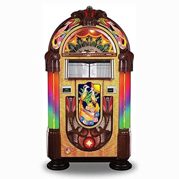 RockOla Bubbler CD Peacock Jukebox con Bluetooth
