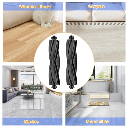 Roller Brushes for Dreame L10s Ultra/L10s Pro Ultra Heat/L10s Ultra Gen 2/L10s Pro Gen 2/D10 Plus Gen 2/L10s Plus/L20 Ultra/L10 Prime/L10 Ultra /L40 Ultra/X40 Ultra/X40 Master/X30 Vacuum Cleaner