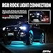 OPT7 10 Ft Extension Wire Only for Aura RGB LED Rock Lights - Does Not Connect to Single Color Pods and Quantum RGBW Rock Light Pods
