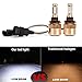 Car LED Headlight Bulbs 9005 HB3 H10 9145 9140, Pair 16000 Lumen 6000K White Super Bright High Beam / Low Beam / Fog Lights / DRL Replacement Kit