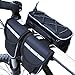 PowerLead Pbag G010 Bicycle Multi-function Frame Top Tube Pannier Bag with Rainproof Cover
