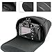 First2savvv Neoprene Camera Case Bag for Nikon D7500 D7200 D7100 D7000 D750 D500 D90 D80 D70 with 18-105 18-135 18-140 18-200 mm Lens + Cleaning cloth QSL-SLRL-N-A01