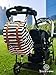 SavvyMami Striped Diaper Bag Backpack for Mom - Bags for Stylish Moms – Large Black and White Striped Backpack Diaper Bag with Changing Pad and Wipes Case and Stroller Straps for Women Baby Bag