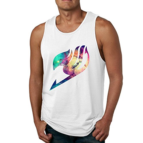 Xiwang Men's Fairy Tail Anime Cosplay Men Tank Top Gym Tees
