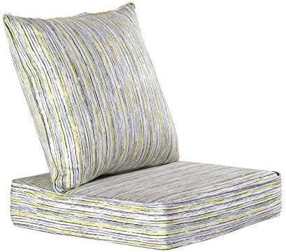 Hontop Indoor Outdoor Seat Patio Cushion Outdoor Chair Cushion Set Outdoor Cushions For Patio Furniture Water Repellent Fabric Cushions Gray Buy Online At Best Price In Uae Amazon Ae