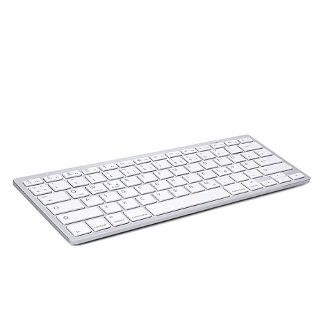 D DINGRICH Wireless Bluetooth Tastatur (QWERTZ) Kompatibel mit Samsung Galaxy, ipad 9.7 inch, ipad pro 11/12.9, ipad air/ 2, 