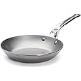 De Buyer MINERAL B Pro Carbon Steel Fry Pan - 8” Diameter, 5.5” Cooking Surface - Ideal for Searing, Sauteing & Reheating - Made in France