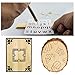DAPRIL Wood Burning Kit, 37 PCS Wood Burning Tool Set Include Wood Burning Pen/Stencil/Stand/Carrying Case/Carving/Embossing/Soldering Tips for Creative Wood Burner