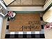 Cotton Bath Runner Buffalo Check Rug Black and White Plaid Runner Doormat Hand-Woven Checkered Carpet forDoorway/Kitchen/Bathroom/Entry Way/Laundry Room/Bedroom (24