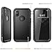 Clayco CL-IPHX-Omni-BK [Omni] Full-Body Rugged Case with Built-in Screen Protector for iPhone Xs/X 5.8 Inch 2018 (Black)