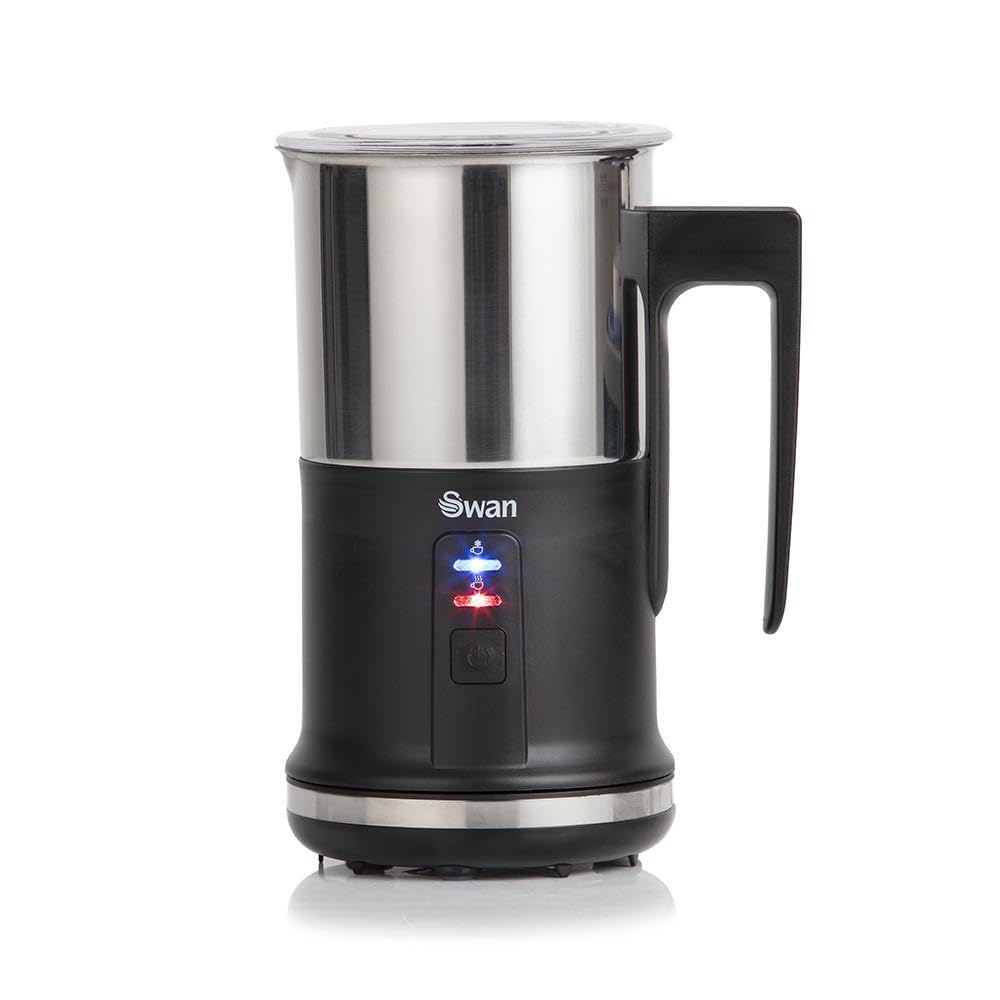 Swan SK33020BLKN Automatic Milk Frother and Warmer, Non Stick Coating, Auto Switch Off, 500W, Black