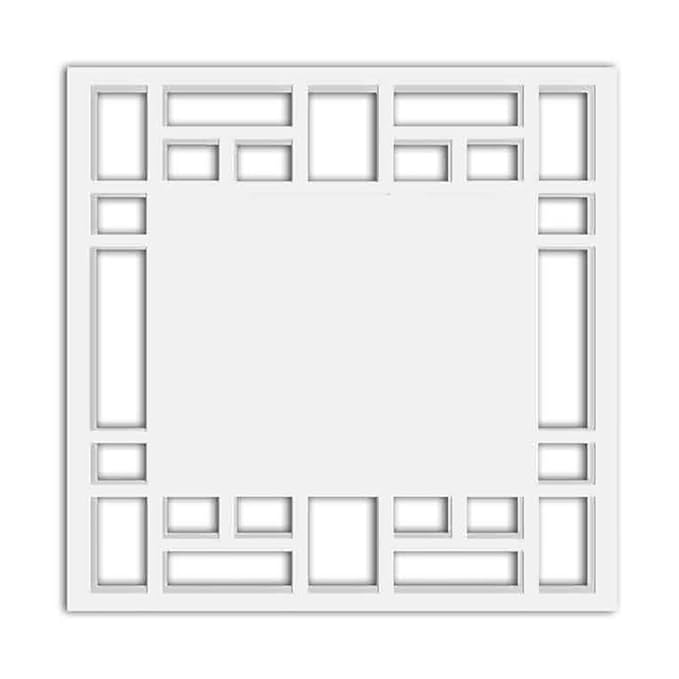 Nish Pvc Wood Composite 12mm Thick Jali Deco Panel For Ceiling