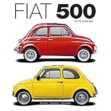 Fiat 500 Calendar - Calendars 2018 - 2019 Wall Calendars - Car Calendars - Fiat 500 Monthly Wall Cal by 
