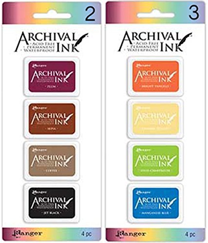 NEW SPECIAL BUNDLE Ranger - Archival Mini Ink Pads Kits 2 AND 3