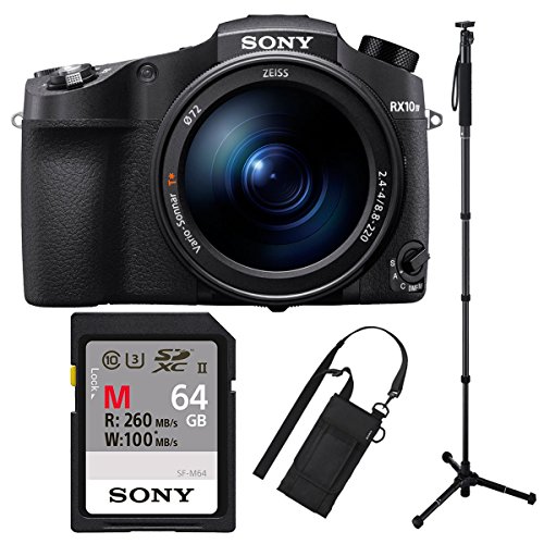 Sony RX10 IV Cyber-Shot High Zoom 20.1MP Camera with 24-600mm F.2.4-F4 Lens with 17.7