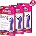 Playtex Living Reuseable Rubber Cleaning Gloves (Small, 3 Pairs), Premium Protection Reusable Household Gloves