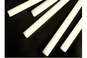 Devardi Glass Boro Rods, 1 lb, COE 33, Jade White Borosilicate Solid Rods