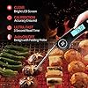 Meat-Thermometer-DOQAUS-Instant-Read-Cooking-Thermometer-Digital-Food-Thermometer-Backlight-LCD-Screen-Foldable-Long-Probe-Auto-OnOff-Perfect-for-Kitchen-Cooking-BBQ-WaterMeat-Milk-Black DOQAUS Meat Thermometer, Instant Read Cooking Thermometer, Digital Food Thermometer, Backlight LCD Screen Foldable Long…