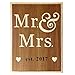 Mr and Mrs est 2017 Wedding Sign for BEST WEDDING GIFT IDEAS!!! (2017)