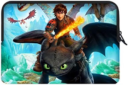 JIUDUIDODO Neoprene Custom How to Train Your Dragon Portable Macbook Air Bag Sleeve for Macbook Air 13" (Twin Sides)
