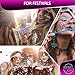 Body Glitter for Face, Body and Hair - Versatile Festival Accessories, Chunky Rave & Cosmetic Glitter - Includes Long Lasting Fix Gel