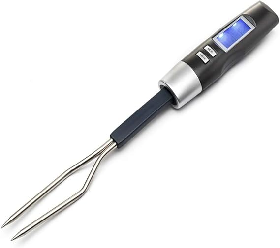 Stainless Steel Barbecue Fork Food Thermometer, Barbecue