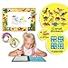 Aqua Magic Doodle Mat Water Doodle Drawing Mat Dinosaur Toy Set - Bundle Includes Painting Coloring Mat, Dinosaur Coloring Book, 12 Dinosaurs Toys - For Boys Girls Age 3 -12 Years old to etch a sketch