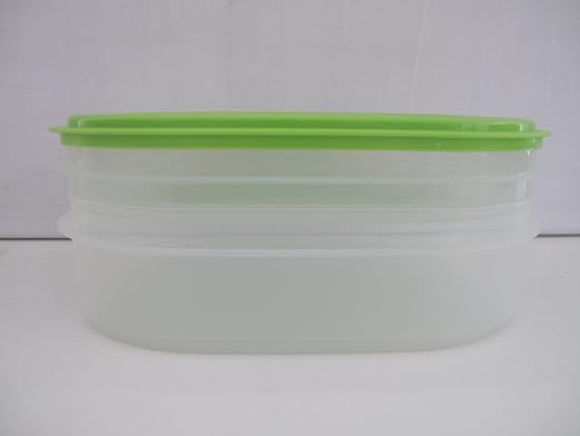 Tupperware Frischekabinett Kuhlen Kuhlschrank Grun 3 Teilig Frische Kabinett Amazon De Kuche Haushalt