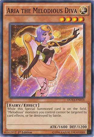 Yu-Gi-Oh! - Aria the Melodious Diva (DUEA-EN014) - Duelist Alliance - Unlimited Edition - Common