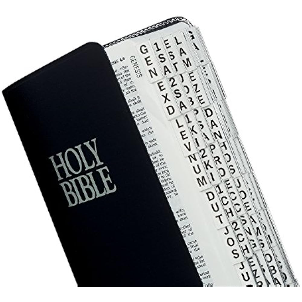 Large Print Bible Indexing Tabs Silver Tabbies 0084371583447 Books