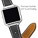 Dizywiee for Fitbit Blaze Leather Bands with Metal Frame, Classic Genuine Leather Wristband for Fitbit Blaze Replacement Fitness Strap Women Men
