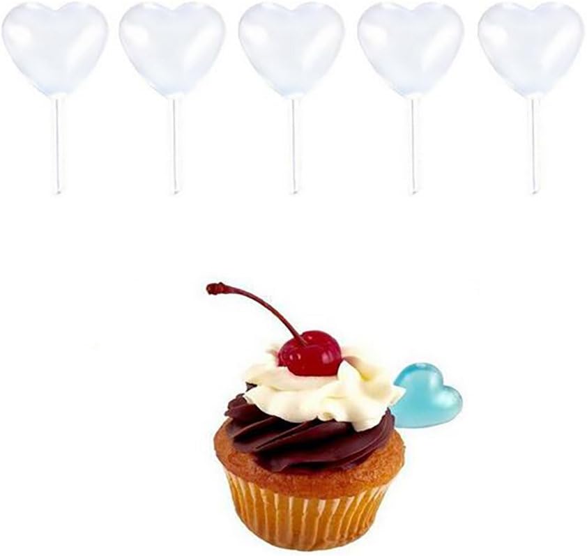 100Pcs 4ml Disposable Clear Plastic Jam Straw Pasteur Pipette Juice Squeeze Transfer Pipettes Dropper Mini Flavor Injector for Chocolate Strawberries Ice Cream Cakes (Love Shape)